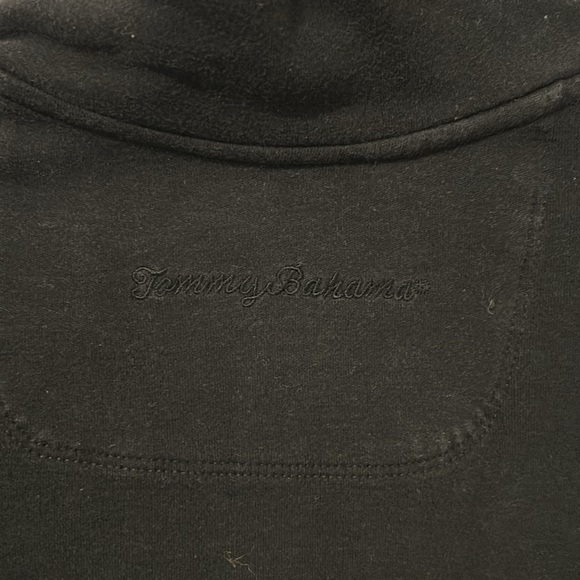 Men’s Black Tommy Bahama Quarter Zip Pullover Size XL - Picture 7 of 7